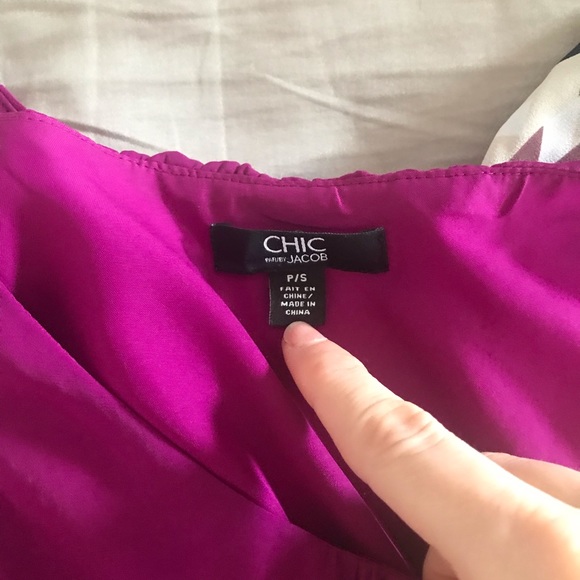 Purple sleeveless dress - Picture 2 of 4